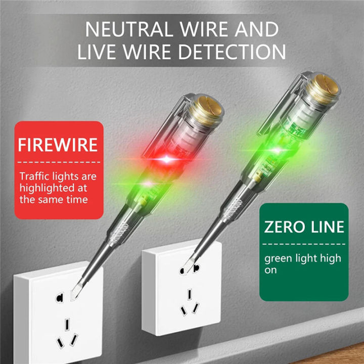 Voltage Tester Pen Intelligent Voltage Tester Pen AC Non-contact Induction Test Pencil Voltmeter Power Detector Electrical Screwdriver Indicator