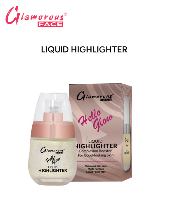 Glamorous Face Hello Glow Liquid Highlighter, Illuminator