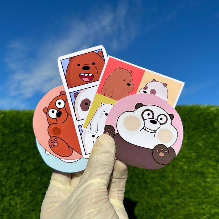 We BARE BEARS Stickers | Pack Of 5 Cutiee Stickers