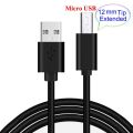 12mm long For Blackview BV6000 Micro USB Cable 100CM USB Charger Wire Adapter For Blackview BV6000S/BV4000/ Pro/DOOGEE S30 IP68. 
