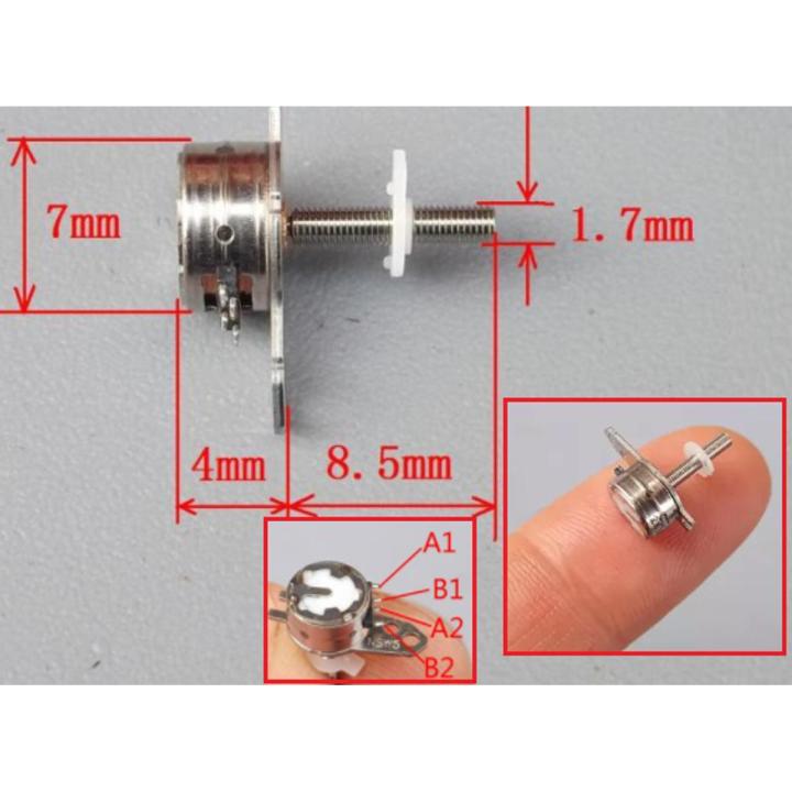Tiny Stepper motor 7mm 4 wires micro