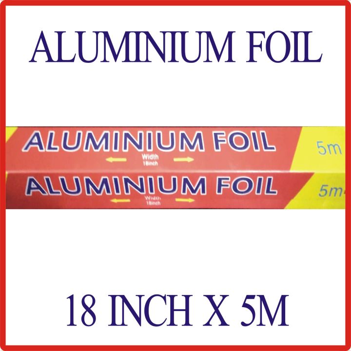 Aluminium Foil Roll long For food wrapping 18 INCH, 5 METER