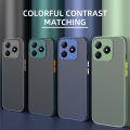 For Realme C63 Soft Skin Feeling Case Available in Five Colors for Realme C 63 Bare Metal Feel Edge Heightened Protection Anti-Drop Phone Case. 