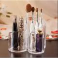 Cosmetic Makeup Organizer Transparent Acrylic Storage Box 3 Compartments. 