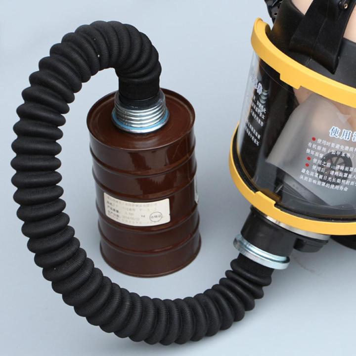 Rubber Gas Mask Tools DIY Hose Tube Connection Between Gas Mask And Filter Cartridge
