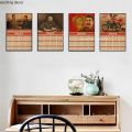 Celebrity Stalin Marx Lenin 2023 Calendar Poster Soviet USSR CCCP Retro Kraft Paper Posters Vintage Room Decor Art Wall Painting. 