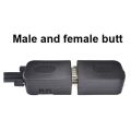 DB9 Solderless Connector RS232 D-SUB Serial to 9-Pin Port Terminal Male Female Adapter with Case (1Pcs-Male+1Pcs-Female). 