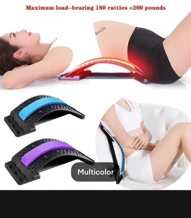A.M%20%20%20Back%20Massager%20Stretcher%20Spine%20Deck%20Pain%20Relief%20Chiropractic%20Lumbar%20Fitness%20Equipment%20-%20Image%204