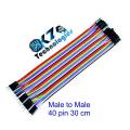 Male to Male 40 Pin 30cm Breadboard Dupont Jumper Wire Cable for Arduino. 