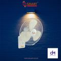 Smart Fans "Supreme" model 18" Wall Bracket Fan Plastic base Metal blade-Off White  Naveed Industry. 