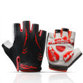 Cycling Anti-slip Anti-sweat Men Women Half Finger Gloves Breathable Anti-shock Sports Gloves. 