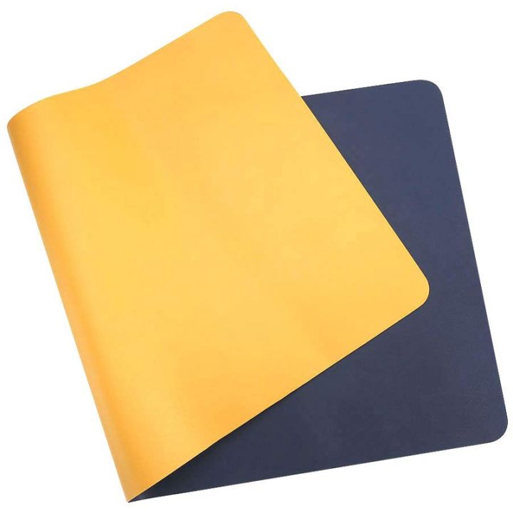 Desk Pad Office Desktop Protector 31.5 Inch x 15.7 Inch, Leather Mat