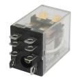 JQX-13F LY2 AC 24V Coil 8-Pin DPDT Red LED Electromagnetic Relay. 