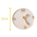 Dollhouse Decor Miniature Dollhouse Wall Clock Model Toy for Pretend Play Realistic Furniture Accessory 1 12 Scale Miniature Wall Clock. 