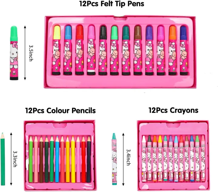 60pcs%20Princess%20Artists%20Drawing%20Sets%20Drawing%20Kits%20Supplies%20for%20Kids%20Girls,%20Drawing%20Painting%20Set%20Include%20Crayons,%20Coloured%20Pencils,%20Watercolour%20Paints,%20Coloured%20Markers,%20Palette,%20Paintbrush,%20HB%20Pencil,%20Eraser,%20Sharpener%20-%20Image%205