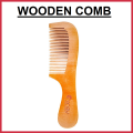 Hair Wooden Comb With Handle | Natural  Peach Handle Wood Comb | 100% Organic Wooden Hair Brush. 