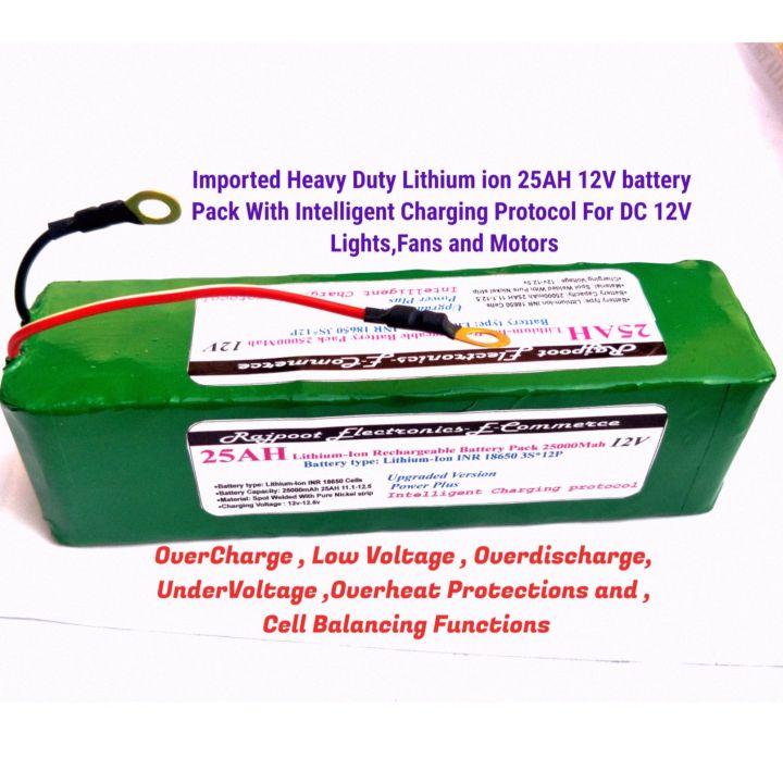 Imported%20Heavy%20Duty%20Lithium%20ion%2025AH%2012V%20battery%20Pack%20With%20Intelligent%20Charging%20Protocol%20For%20DC%2012V%20Lights-Fans-Cameras%20and%20-Motors%20-%20Image%206