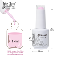 ArteClavo Cherry Red Color Gel Nail Polish Semi Permanent Gel Varnishes For Christmas Nail Art Design Glass Bottle Top Colorcard. 