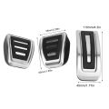 Footrest Gas Brake Pedal, Accelerator Pedal Stable Pedaling for Car. 