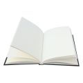 Premium Edition Leather Notebook Artist Sketch Book Hardbound A5 Blank Notebooks Hardcover Sketchbook Journal Unlined White  Paper, 50 Sheets/100 Pages Per Book, (Black, A5-Plain). 