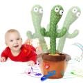 Cactus Plush Funny Electronic Shaking Cactus Singing Dancing Cactus Twisting Cactus Cute Plush Toy Education Toy Plush Toy with 120 Songs for Home Decoration and Children Playing Birthday Gift Kids Toy ( Battery Operated ). 