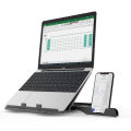 Laptop Stand with Phone Holder  Adjustable Mounts Stand For Laptop PC Tablet. 
