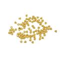 100pcs Charm Alloy Metal Heart Beads 5mm for DIY Jewelry Hand Making Gifts. 
