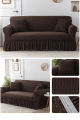 Sofa Cover Fluffy bubble fabric sofa cover. 