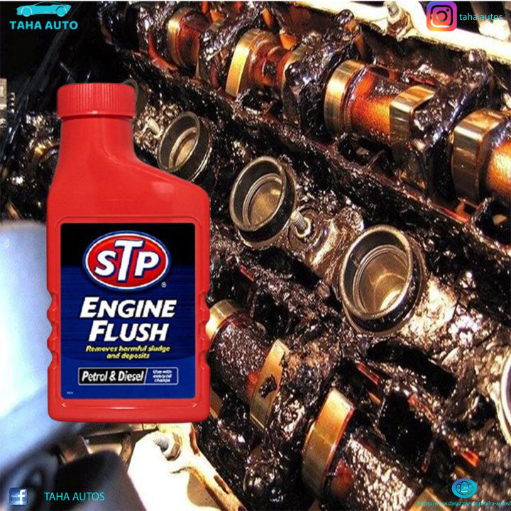 STP Engine FLush Both Petrol & Diesel Car - 450ml Made In U.K