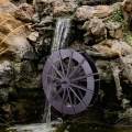 Water Fountain Rotation Wheel DIY Water Wheel Model Fountain Feng Shui Wheel 8cm. 