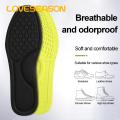 Anti-odor Shoe Insoles Breathable Sweat Absorbing Shoe Insole for Running Walking Comfortable Foot Massage Inner Sole Pad for Men Women Foot Massage Insoles. 