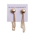 【HOT】 2Pcs Magnetic Scarf Brooch Strong Metal Plating Magnetic Hijab Clip Female Muslim Headscarf Non-Hole Pin Chain Buckle 4 Colors. 