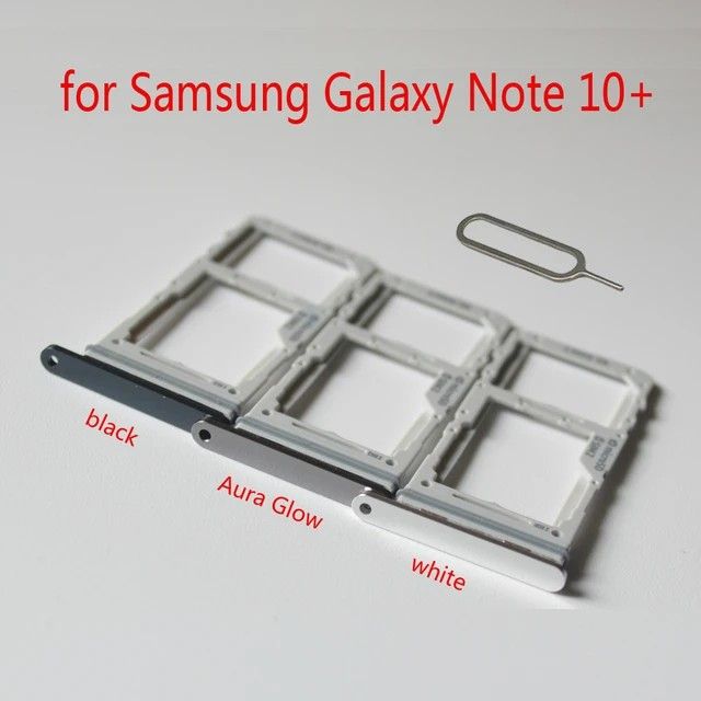 Samsung Galaxy Note 10 Lite Plus  SIM Tray Sim Jacket Sim Slot Sim Door For Samsung Galaxy Note 10 Lite Plus