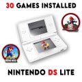 Nintendo DS Lite with stylus and 30 Games installed - USED. 