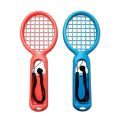 Two Tennis Racket for Nintendo Switch Game Mario Tennis Aces Joy-Con Controller. 