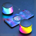 FunBug Mini 360° RGB Wireless Bluetooth Speaker with Stereo Bass, Woofer Home MP3 Player, Colorful LED, Portable Design, 5W Power, Bluetooth 5.0 Connectivity for Gaming, Smartphones with Memory Card, Built-in Mic & AUX Input for Mobile, Laptop & Computer. 