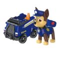 Chaosheng anime, Wang Wang, team, great achievement, toy, deformation, backpack, pull back car, puppy, Archie, every day, hairy and small gravel car. 