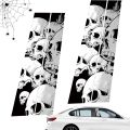 Skull Car Center Pillar Sticker, Car Window Pillar Sticker, Car Center Pillar Skull Sticker, Car Window Centre Pillar Trim, Skull Car Sticker for Car Center Pillar Window Door Sticker. 