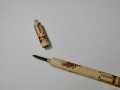 Arabic urdu Calligraphy Pen Qalam Kalam Bamboo Jawi Jawa Batik with Cap - Decorated (Qalam Zukhrufi) 3mm (1pc). 