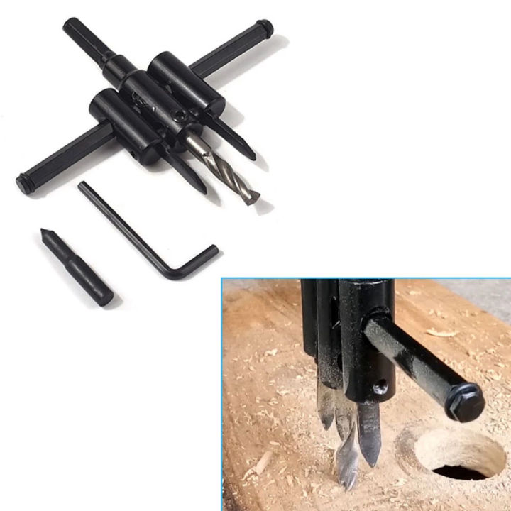 120/200/300mm%20Adjustable%20Circle%20Hole%20Saw%20Cutter,%20Wood%20Drywall%20Drill%20Bit%20Saw%20Round%20Cutting,%20Woodworking%20Twist%20Hole%20DIY%20Tools%20-%20Image%206