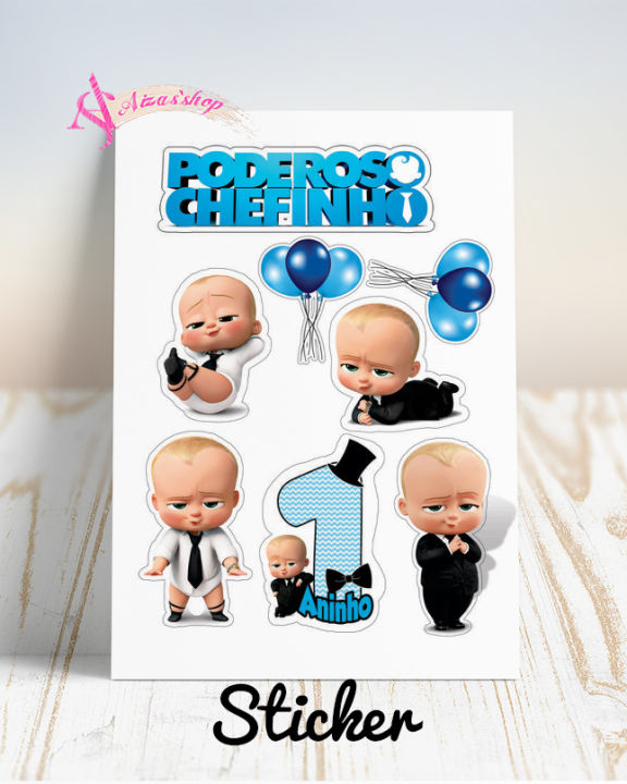 Boss Baby Uncut stickers