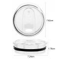Skinny Tumbler Lid Transparent Spill Proof 20oz Tumbler Cover. 