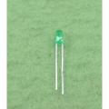 20pcs 3mm LED Green High intensity light 5V with 100 ohm to 1k ohm resistor, direct 1.8-2.2V. 