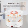 Italy Dessini Food Dehydrator - 350w - 5 Layers (White/Transparent) | Food Dryer | Food Processor. 