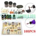 Professional 105pcs Grinding Tools Bits Set Electric Polishing for DIY Polishing Engraving Cutting Rotary Power Tool Set Drill Machine Accessories Rotary Tool Kit. 