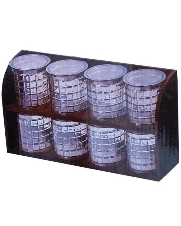 Set%20of%208%20-%20Transparent%20Spice%20Jars%20Set%20With%20Wooden%20Rack%20For%20Seasoning,%20Salt,%20Sugar,%20Spices,%20Herbs%20&%20Nuts%20-%20Galaxy%20Wood%20Masala%20Rack%20-%20Image%204