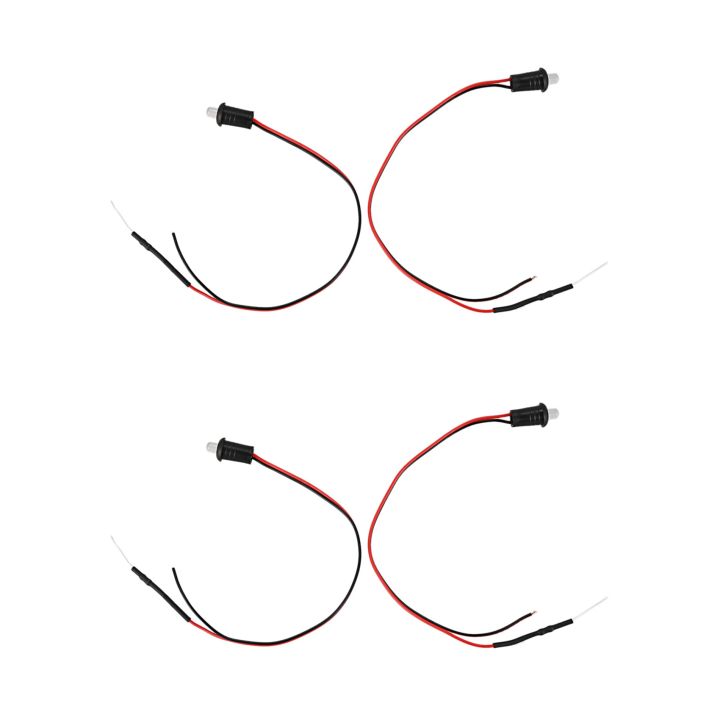 2X 12V Flashing Dummy Car Alarm Dash Mount LED Light