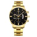 Classic Fashion Foreign Trade Calendar Watches Wholesale Trendy Sport Men's Steel Belt Watch Business Set. 