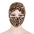 Twisted Hooded Cap Mask Set Aanti-seize Button Turban Hat Muslim Turban Hat Hijab Muslim Woman Hijab Caps. 