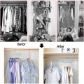 9-hole Space Saving Hanger 360 Rotating Magic Hanger Multi-function Folding Magic Hanger Wardrobe Drying Clothes. 